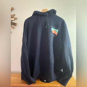 Men's Navy Blue Lightweight Hoodie -